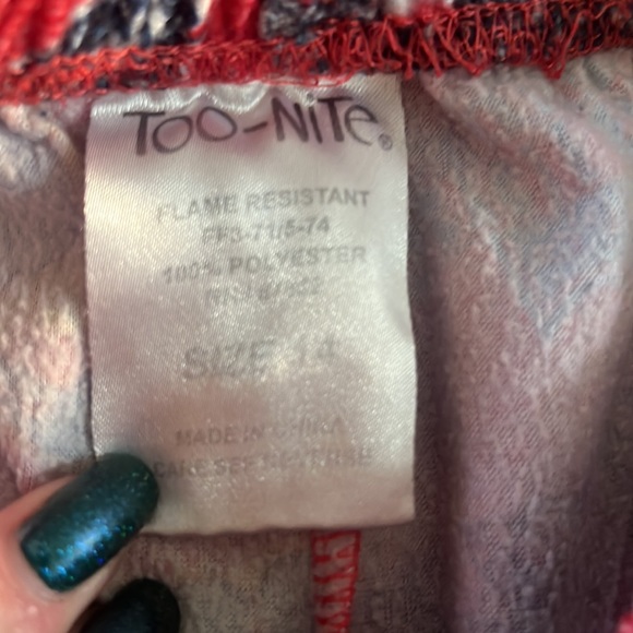 Too Nite motorcycle pj pants - Picture 2 of 3